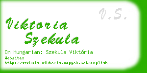 viktoria szekula business card
